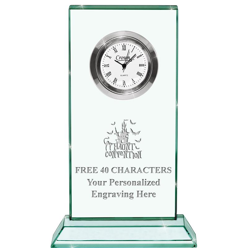 4.75" JADE DUO CLOCK CRYSTAL