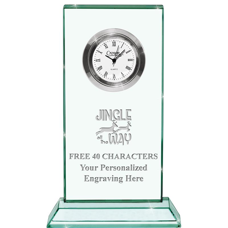 4.75" JADE DUO CLOCK CRYSTAL
