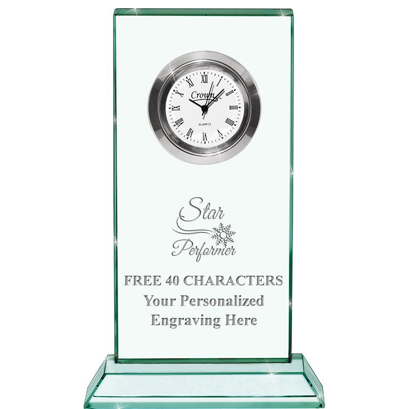 4.75" JADE DUO CLOCK CRYSTAL