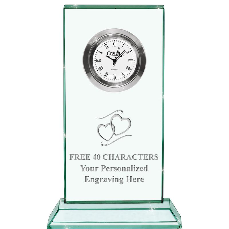 4.75" JADE DUO CLOCK CRYSTAL