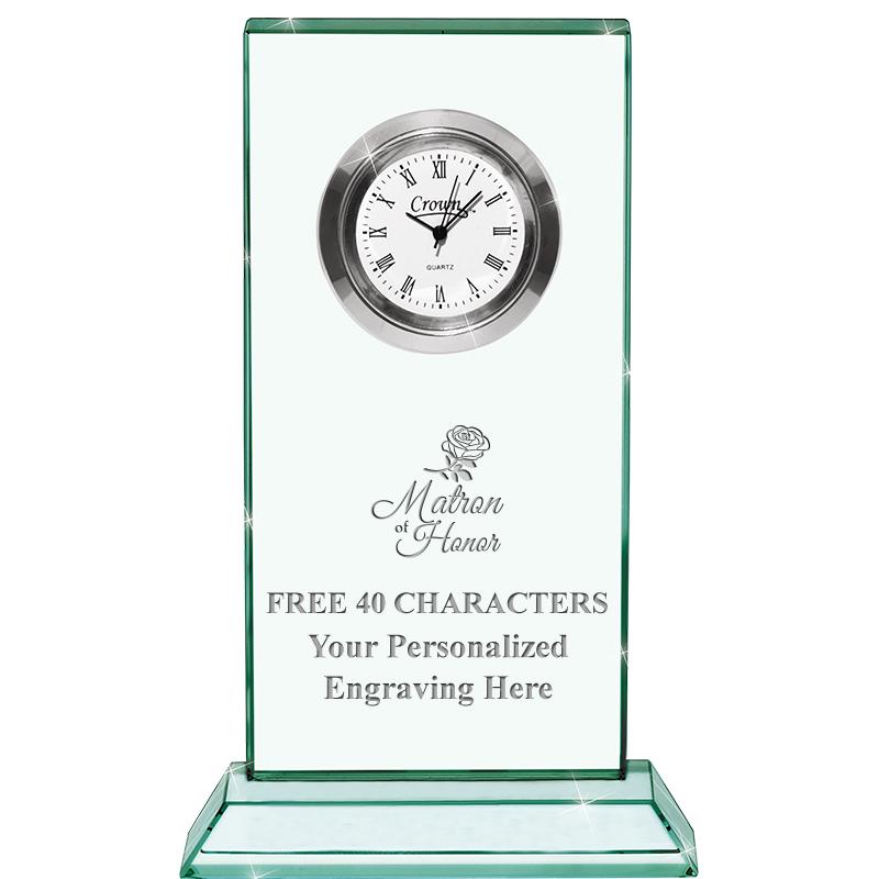 4.75" JADE DUO CLOCK CRYSTAL