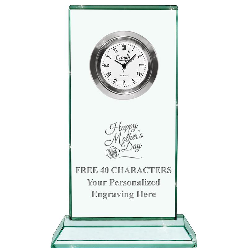 4.75" JADE DUO CLOCK CRYSTAL