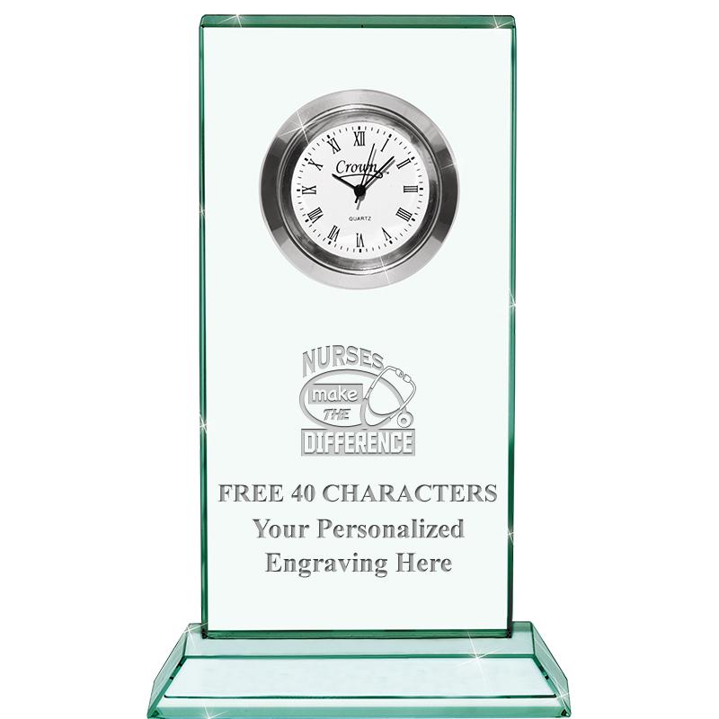 4.75" JADE DUO CLOCK CRYSTAL