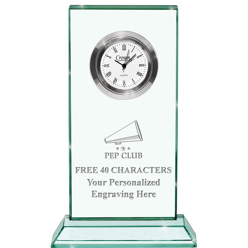 4.75" JADE DUO CLOCK CRYSTAL