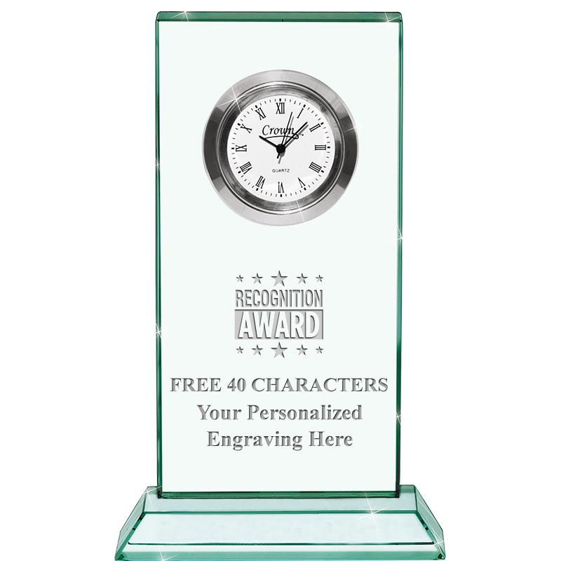 4.75" JADE DUO CLOCK CRYSTAL