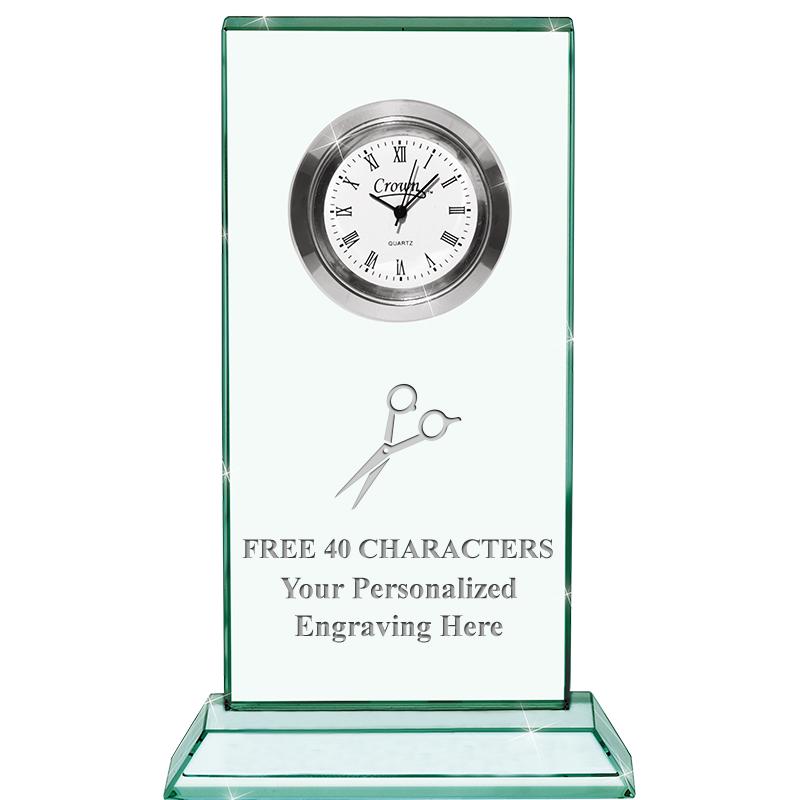 4.75" JADE DUO CLOCK CRYSTAL