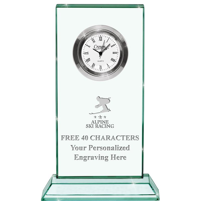 4.75" JADE DUO CLOCK CRYSTAL