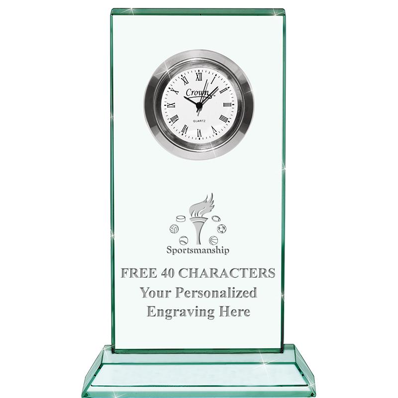 4.75" JADE DUO CLOCK CRYSTAL