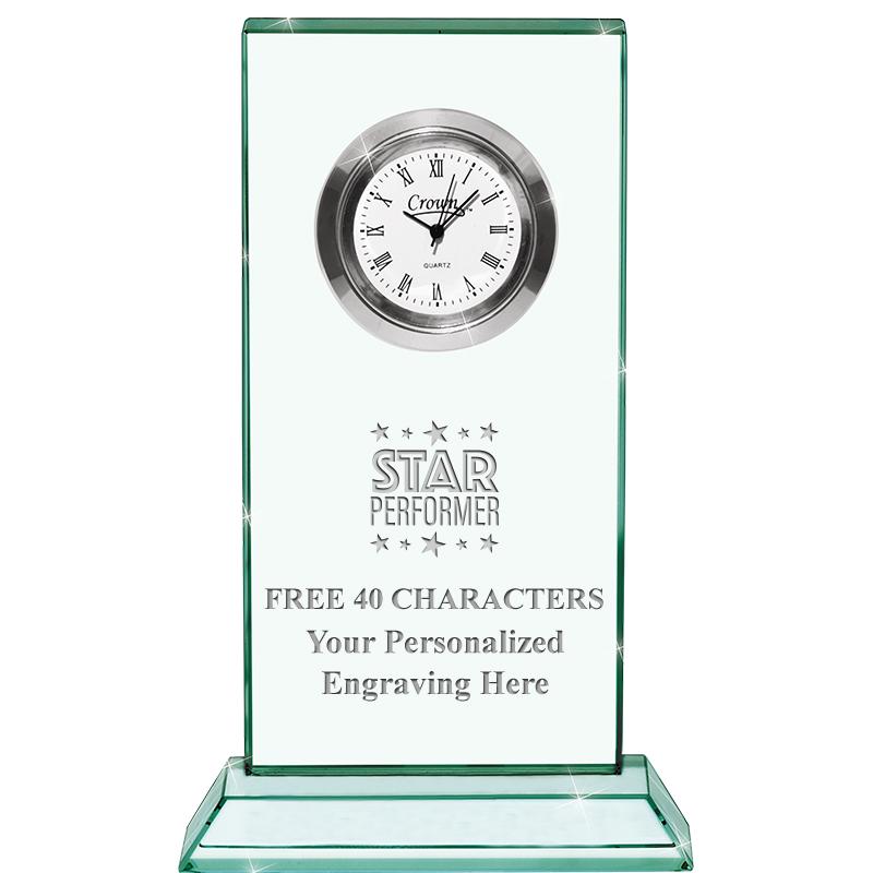 4.75" JADE DUO CLOCK CRYSTAL