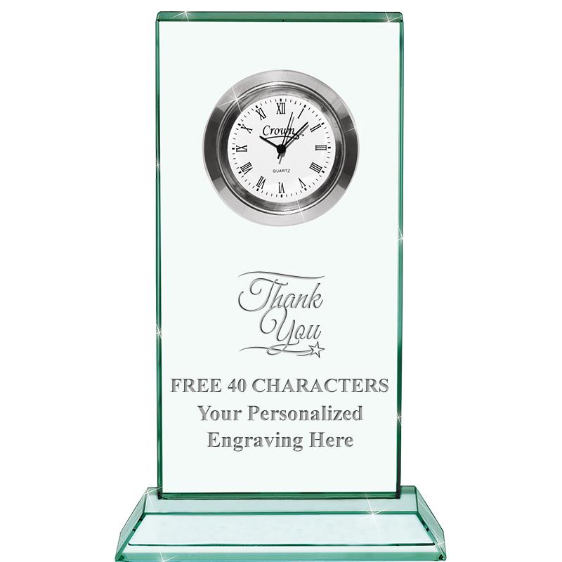 4.75" JADE DUO CLOCK CRYSTAL