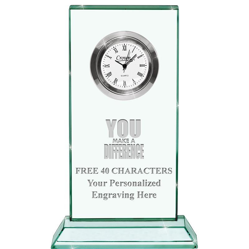 4.75" JADE DUO CLOCK CRYSTAL