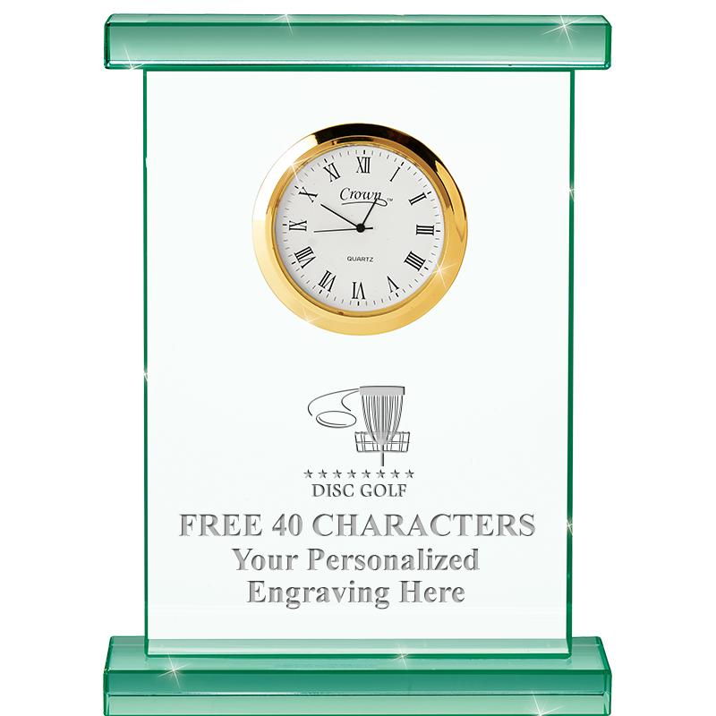 7" JADE OXFORD CRYSTAL CLOCK