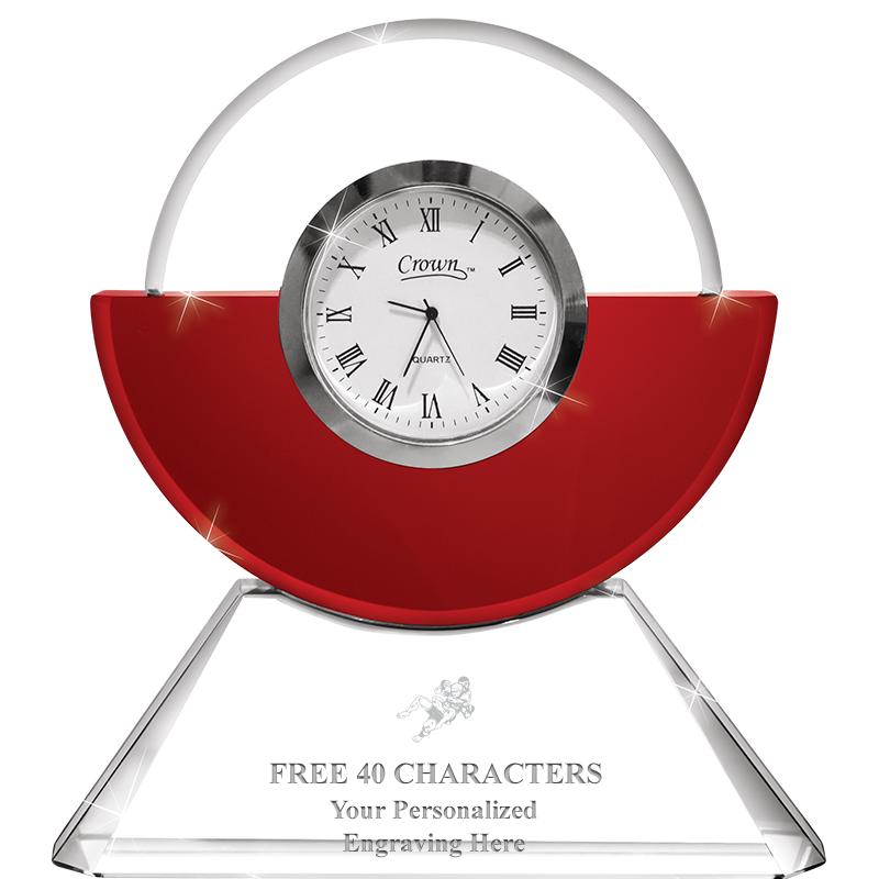 RUBY EVERLASTING CRYSTAL CLOCK