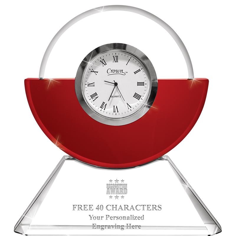 RUBY EVERLASTING CRYSTAL CLOCK