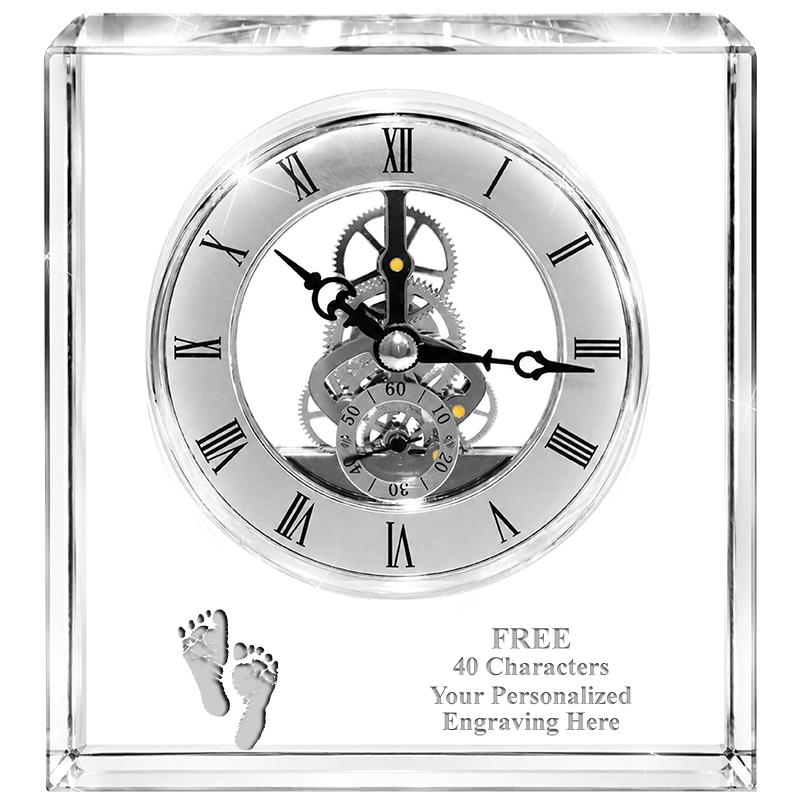 TIMELESS CRYSTAL CLOCK