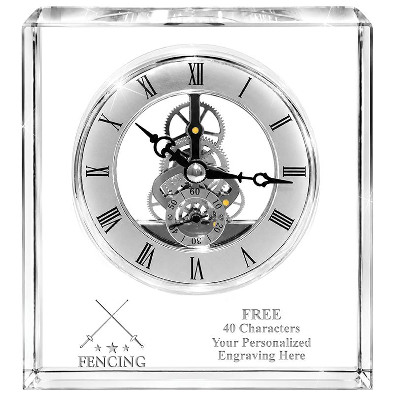 TIMELESS CRYSTAL CLOCK