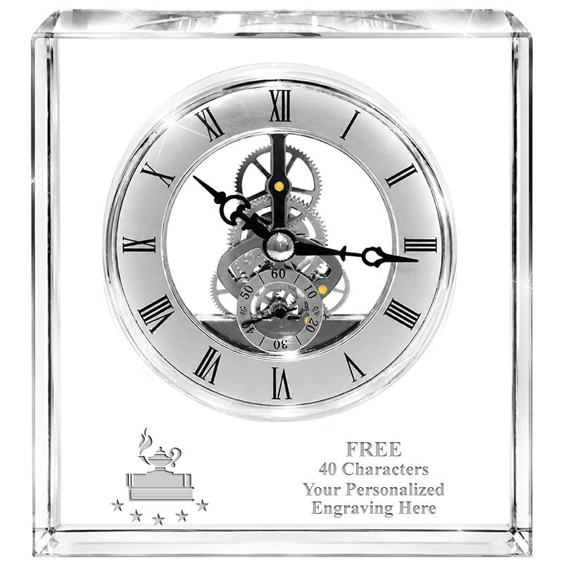 TIMELESS CRYSTAL CLOCK