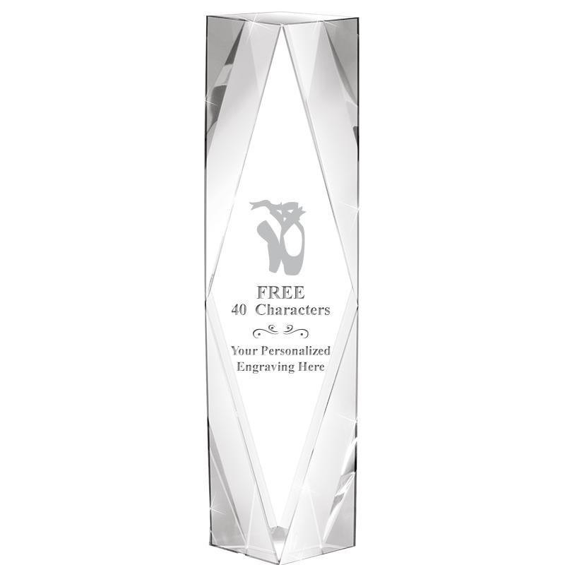 8" GEMINI CRYSTAL AWARD