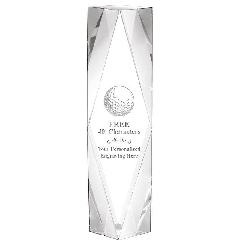 8" GEMINI CRYSTAL AWARD