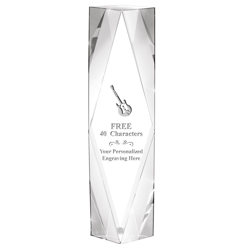 8" GEMINI CRYSTAL AWARD