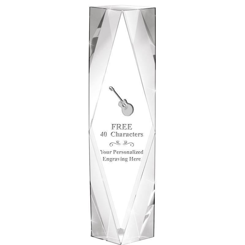 8" GEMINI CRYSTAL AWARD