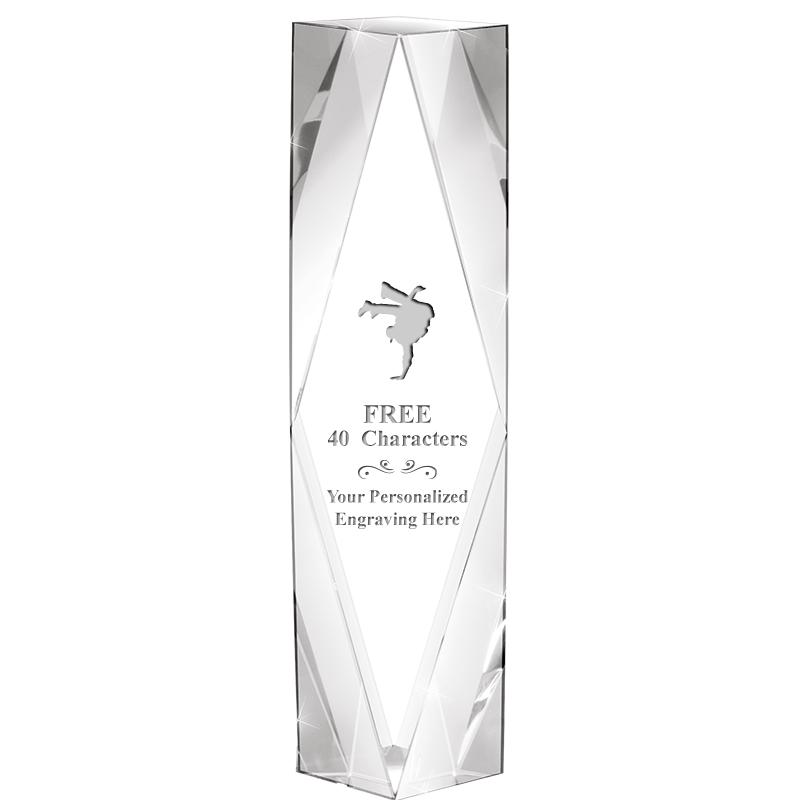 8" GEMINI CRYSTAL AWARD