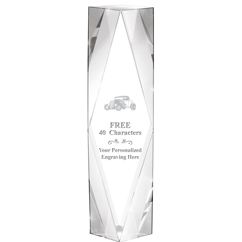 8" GEMINI CRYSTAL AWARD