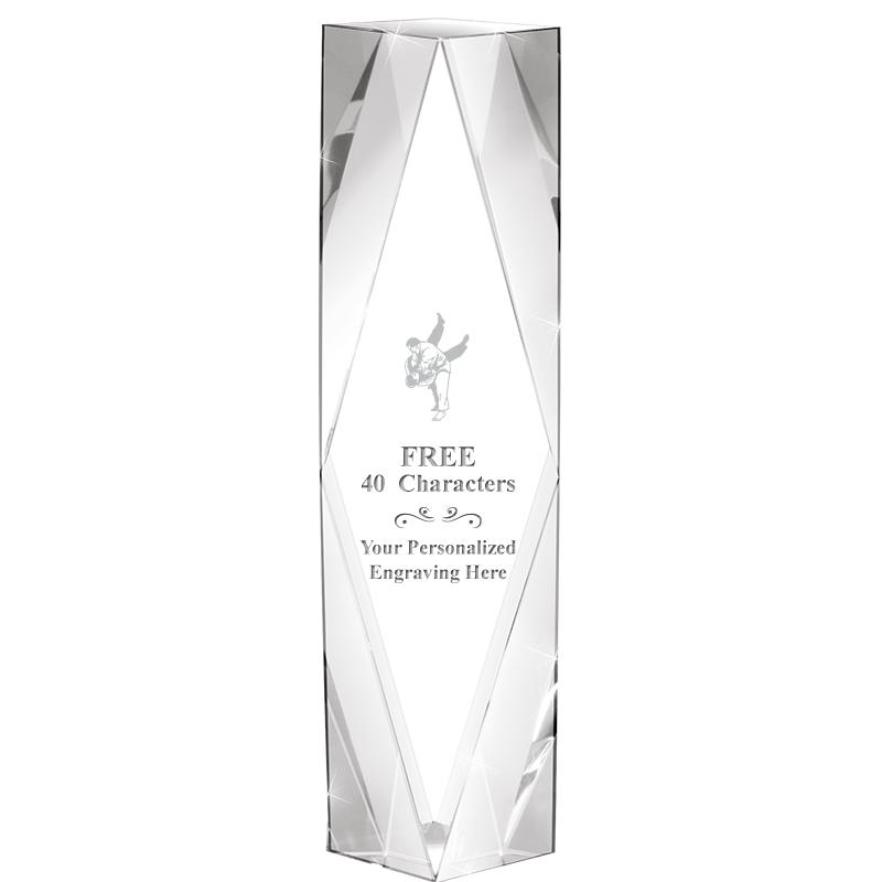 8" GEMINI CRYSTAL AWARD