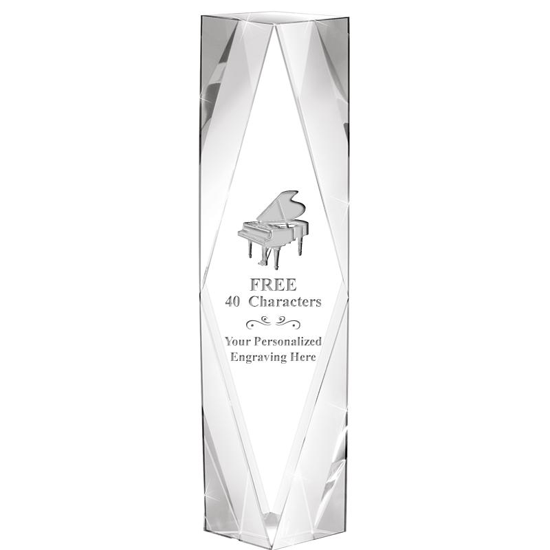 8" GEMINI CRYSTAL AWARD