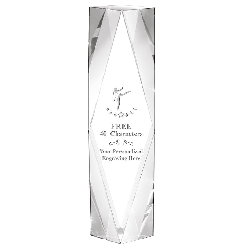 8" GEMINI CRYSTAL AWARD