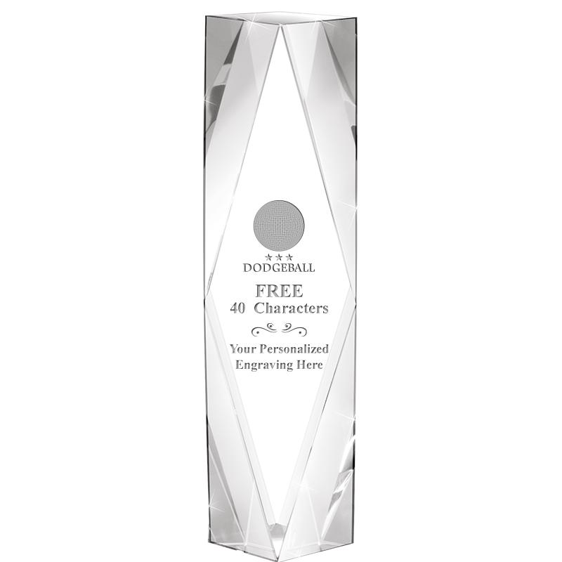 8" GEMINI CRYSTAL AWARD