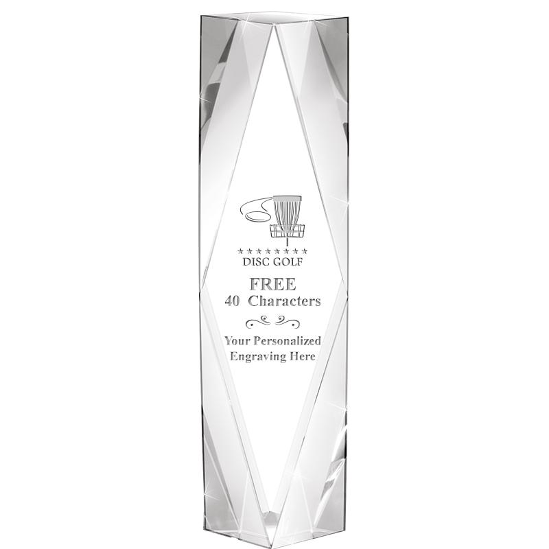 8" GEMINI CRYSTAL AWARD