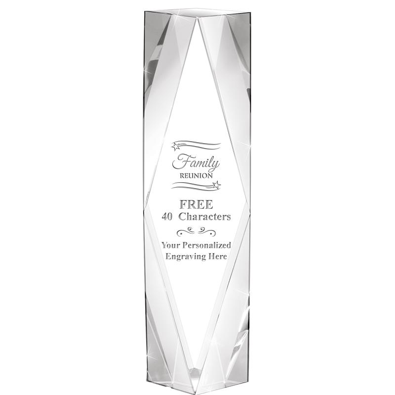 8" GEMINI CRYSTAL AWARD