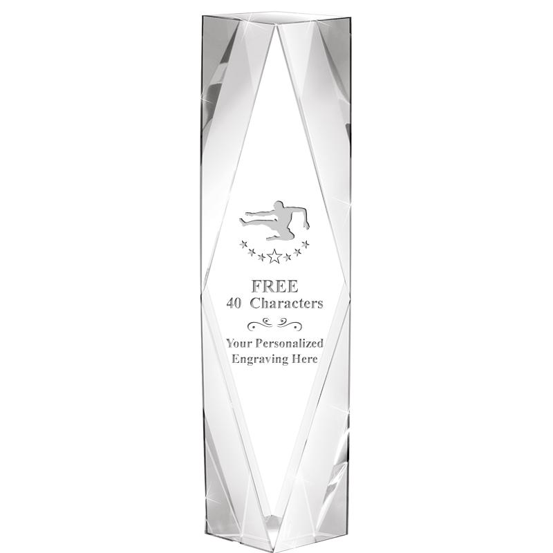 8" GEMINI CRYSTAL AWARD