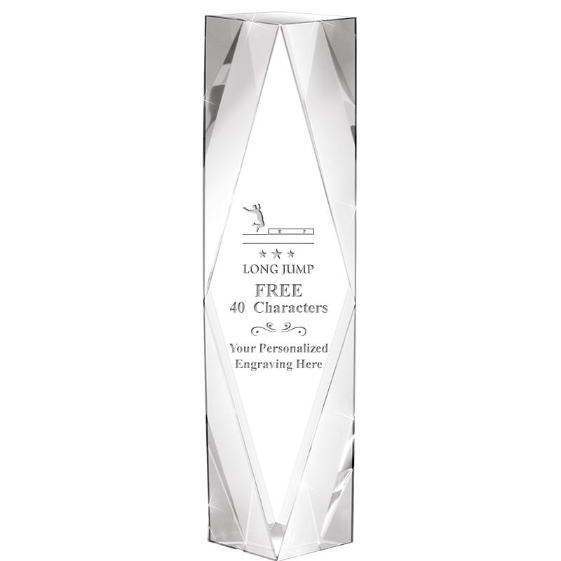 8" GEMINI CRYSTAL AWARD