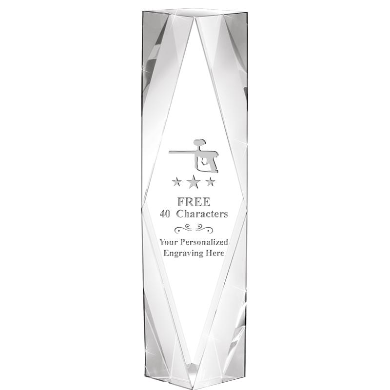 8" GEMINI CRYSTAL AWARD