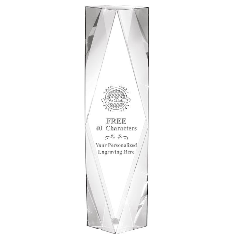 8" GEMINI CRYSTAL AWARD