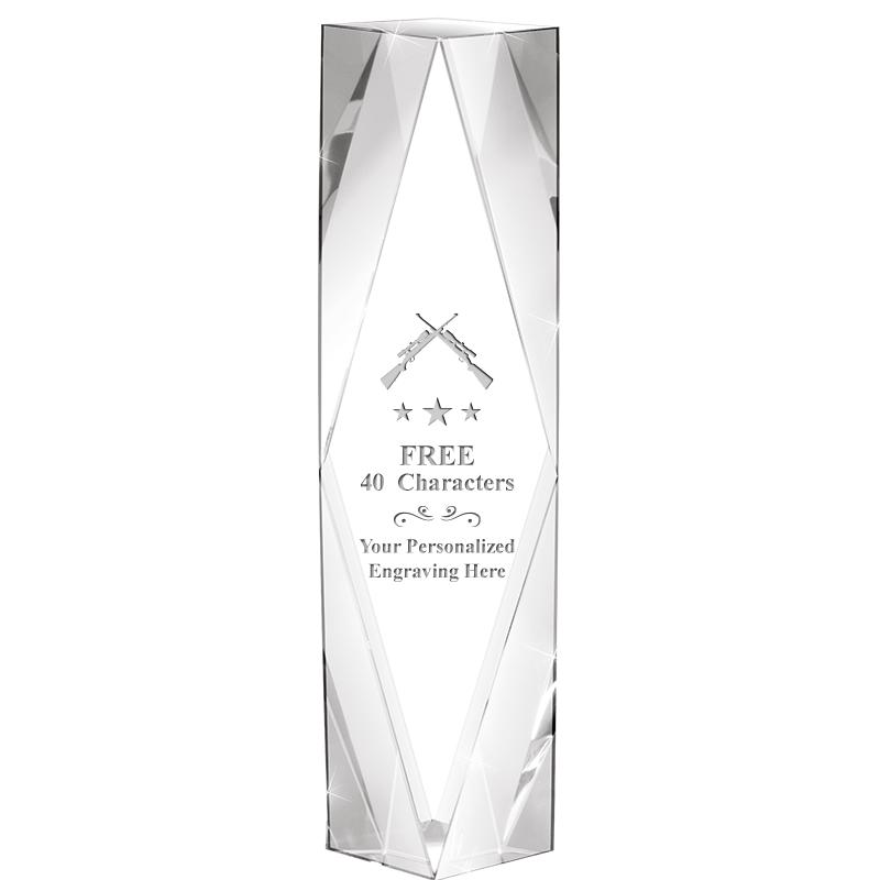 8" GEMINI CRYSTAL AWARD