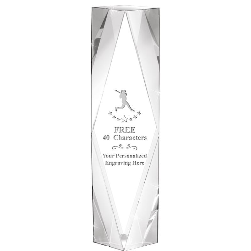 8" GEMINI CRYSTAL AWARD