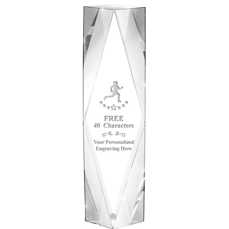 8" GEMINI CRYSTAL AWARD