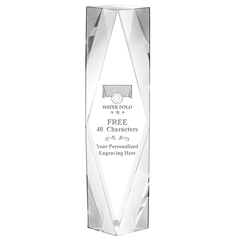 8" GEMINI CRYSTAL AWARD