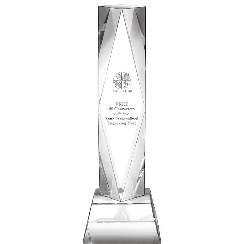 12"GEMINI CRYSTAL WITH BASE