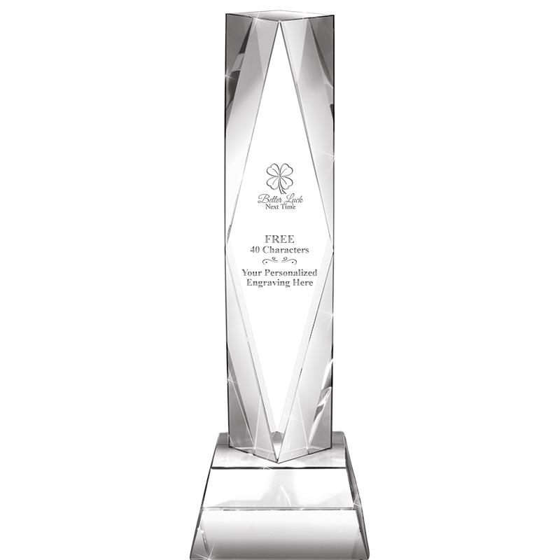 12"GEMINI CRYSTAL WITH BASE