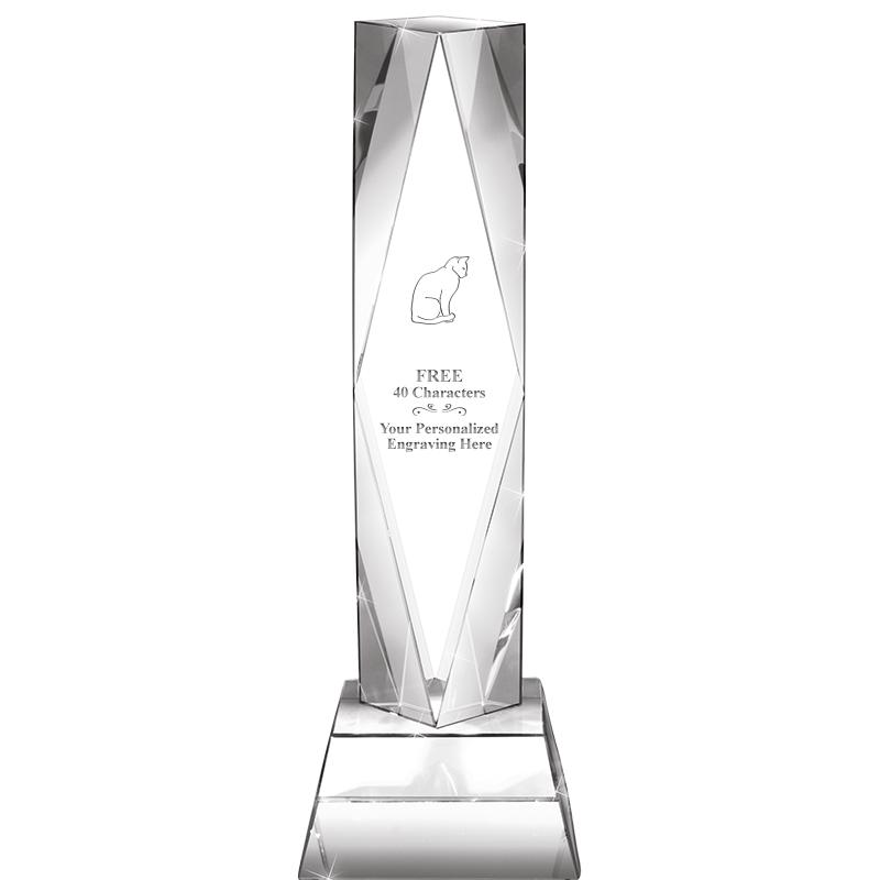 12"GEMINI CRYSTAL WITH BASE