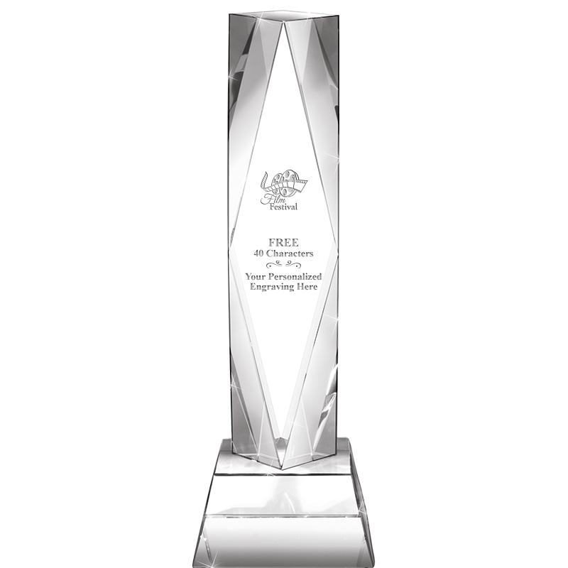 12"GEMINI CRYSTAL WITH BASE