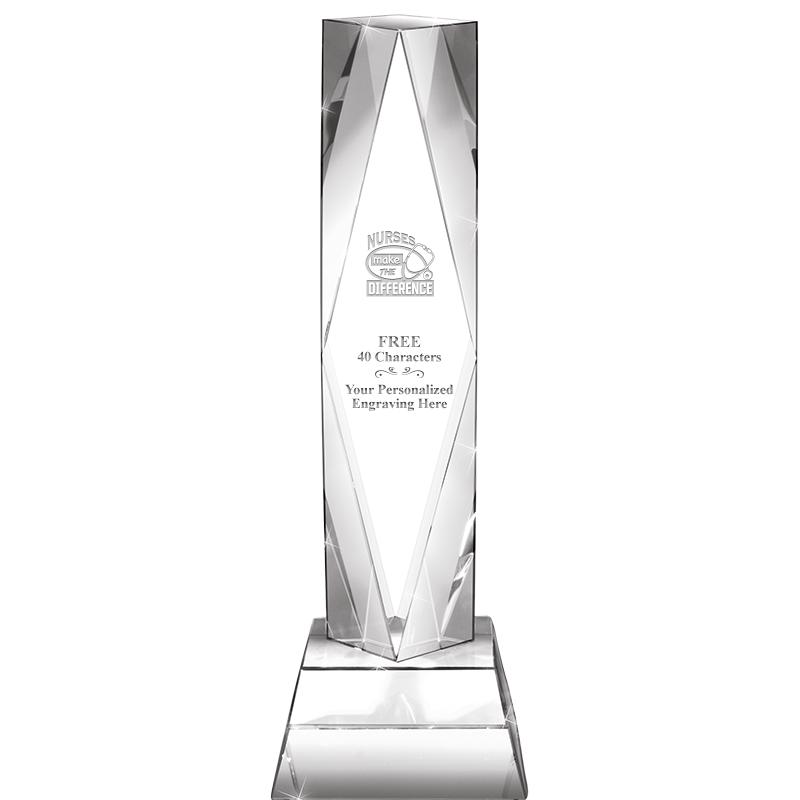 12"GEMINI CRYSTAL WITH BASE