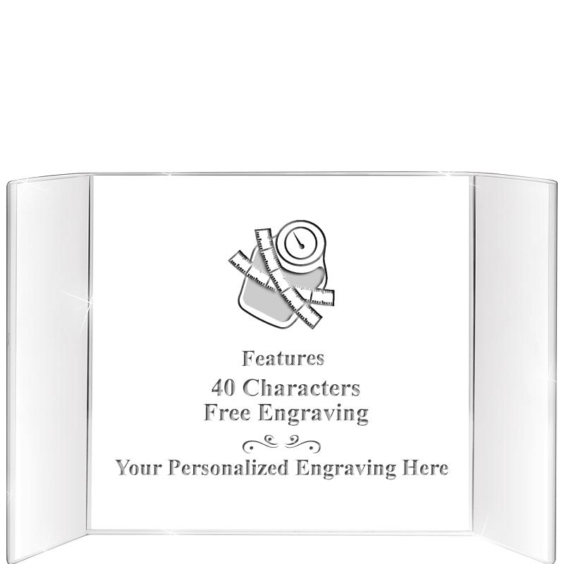 5"x7" COLISEUM CRYSTAL