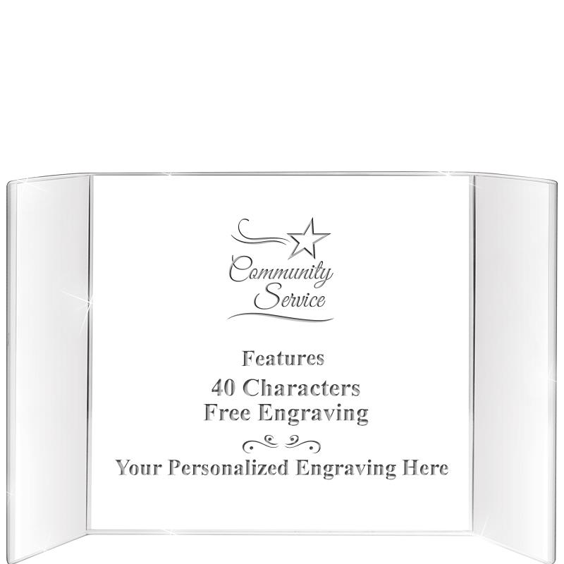 5"x7" COLISEUM CRYSTAL