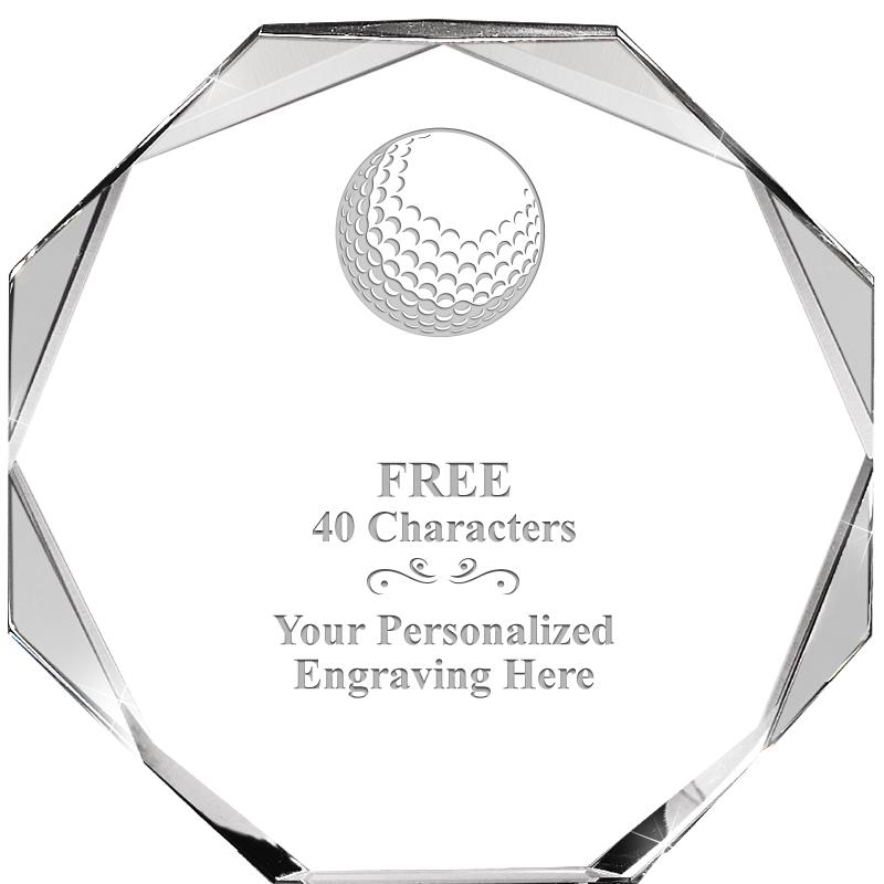 6" COMPASS CRYSTAL