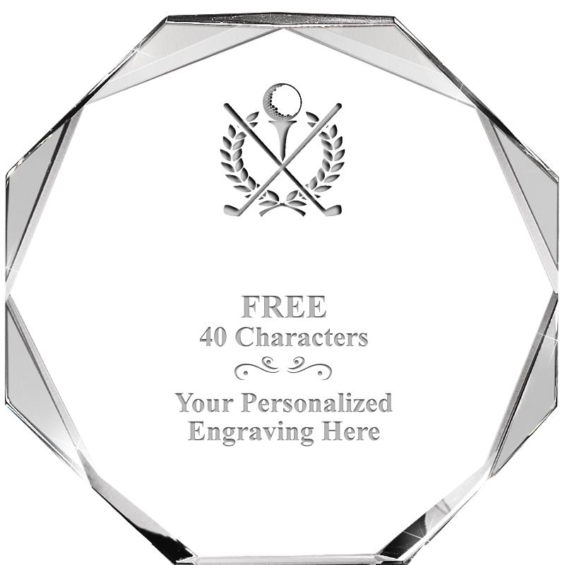 6" COMPASS CRYSTAL